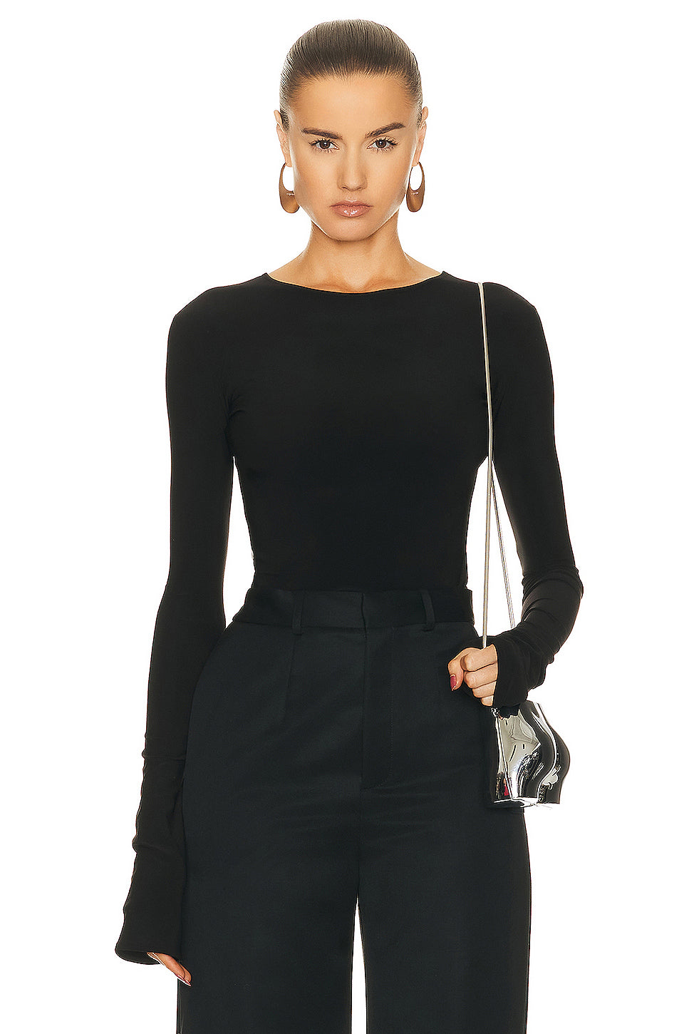 Square Sheer Cut Out Top