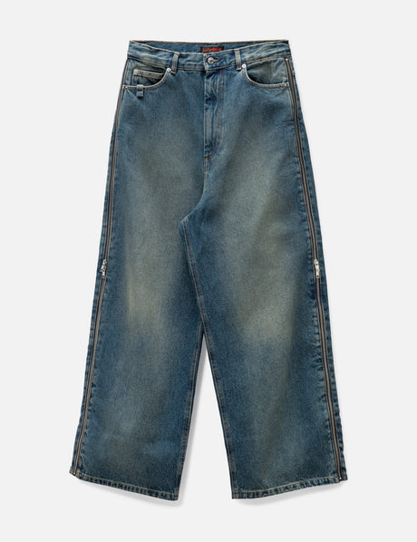 Side Zip Jeans