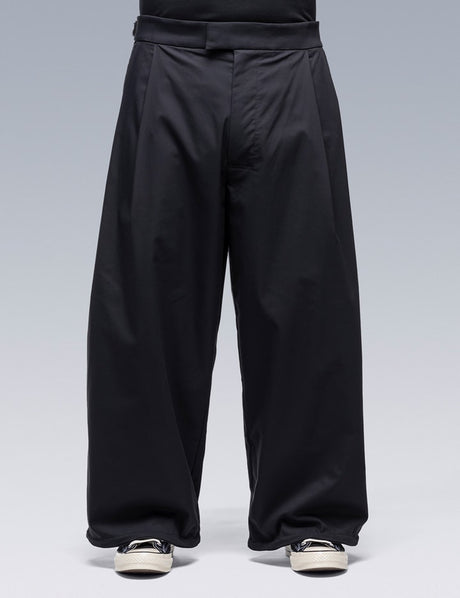 Micro Twill Pleated Trouser