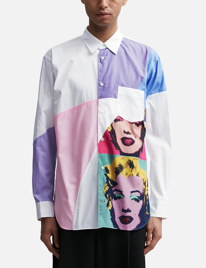 Marilyn Monroe Color Block Collage Shirt