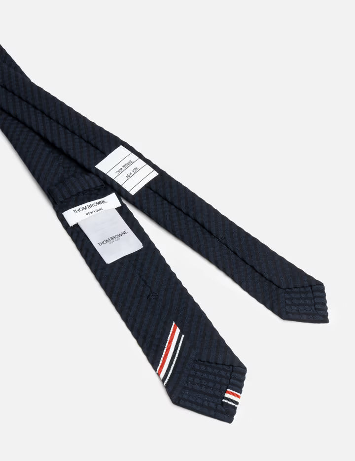 Wool Seersucker RWB Tie
