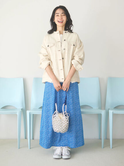 Takumi Floral Skirt - Bobo Tokyo