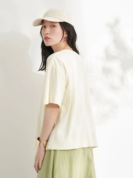 Kiyoko Dyed Short Sleeve Pullover