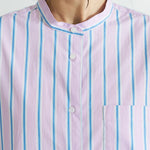 Chisaki Band Collar Shirt - Earth, Music & Ecology