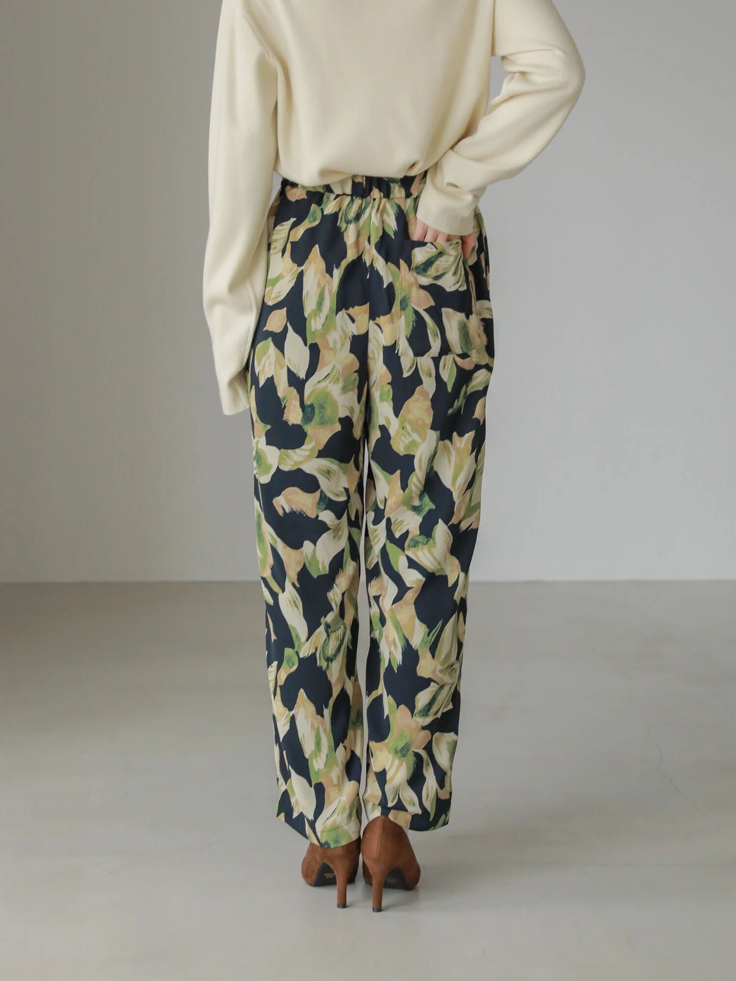 Carrie Print Easy Pants