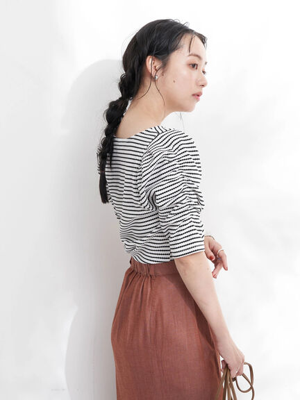 Bee Shoulder Stripe Tops