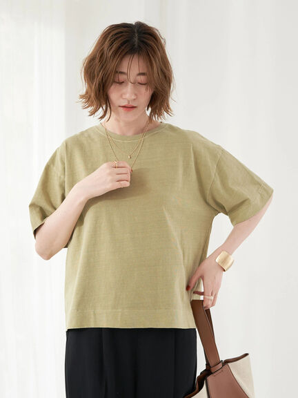 Kiyoko Dyed Short Sleeve Pullover