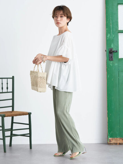 Jardin Pleated Cut Pants