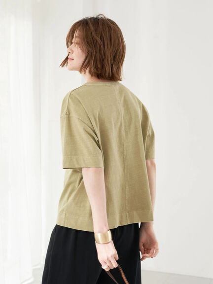 Kiyoko Dyed Short Sleeve Pullover