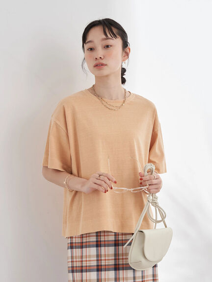 Kiyoko Dyed Short Sleeve Pullover