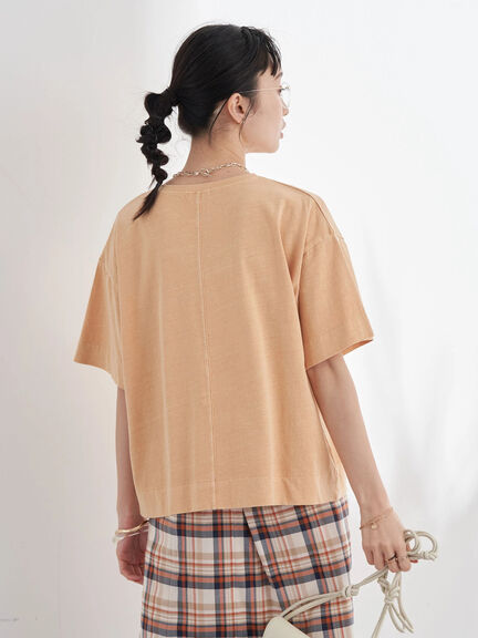 Kiyoko Dyed Short Sleeve Pullover