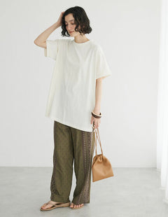 Araki Indian Cotton Blend Pants - Bobo Tokyo