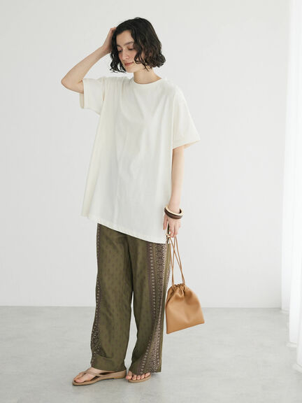 Araki Indian Cotton Blend Pants - Bobo Tokyo