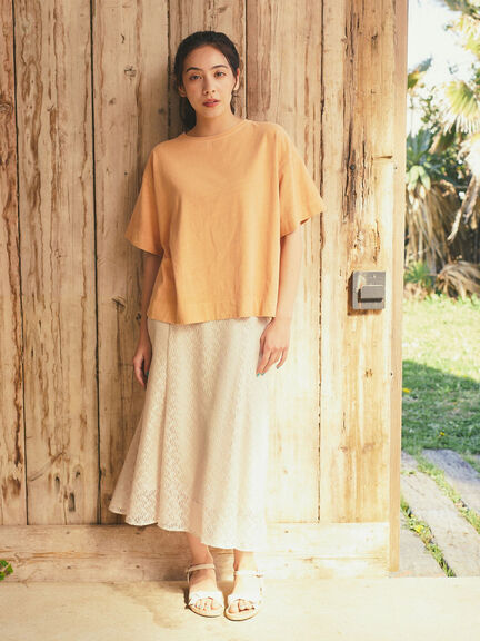 Kiyoko Dyed Short Sleeve Pullover