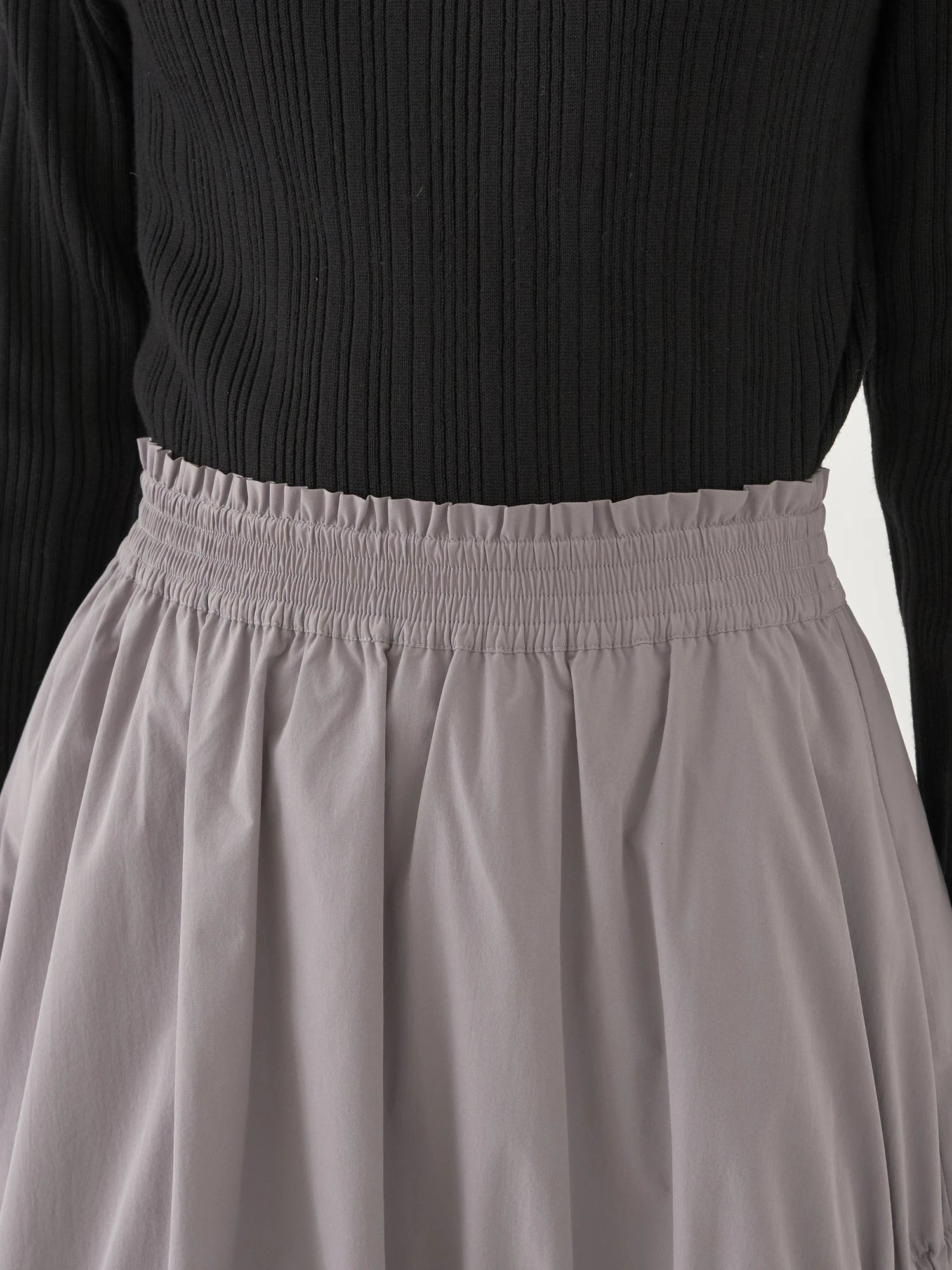 Fusae Asymmetric Gathered Skirt