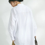 Chisaki Band Collar Shirt - Earth, Music & Ecology