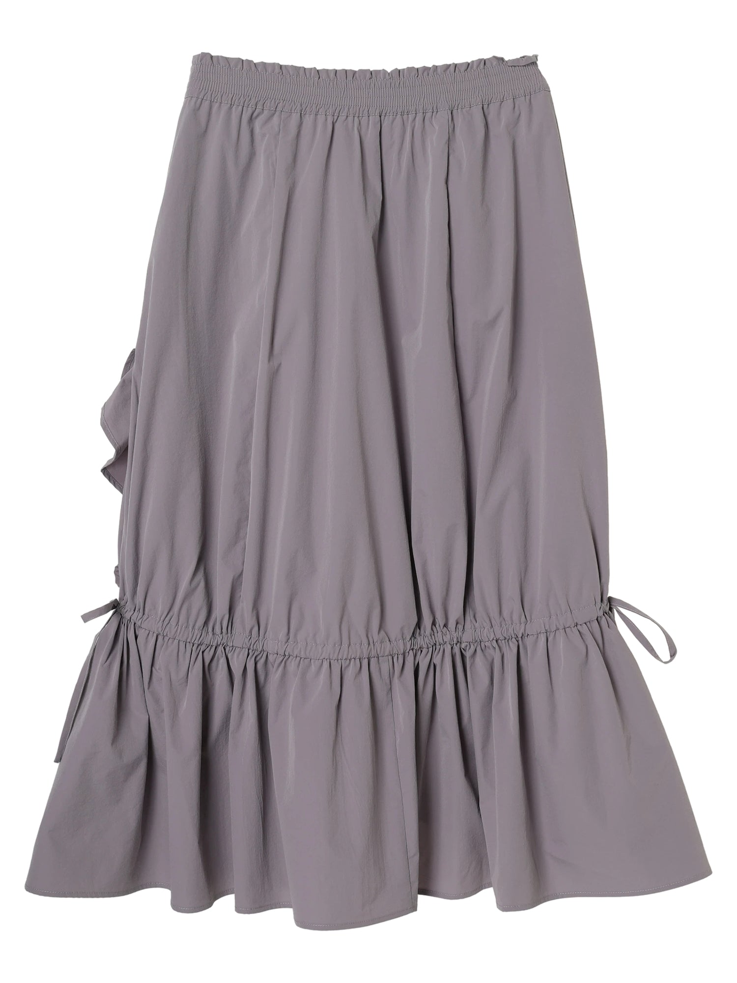 Fusae Asymmetric Gathered Skirt