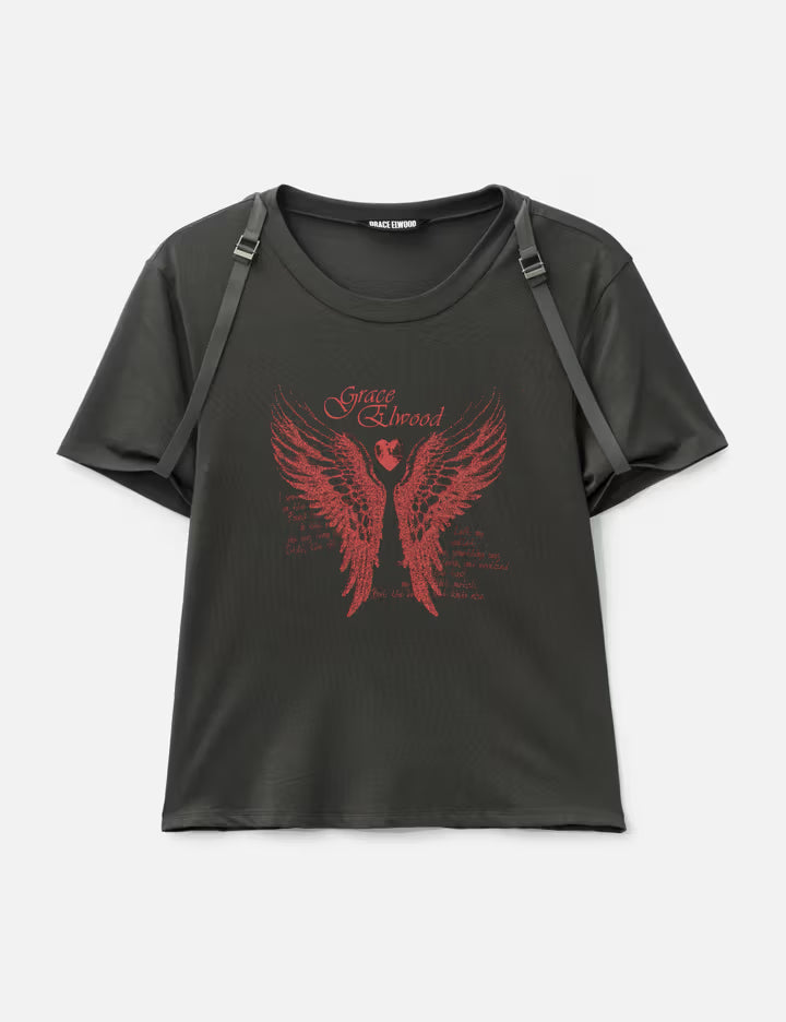 Grace Elwood Turned-Up Sleeve Tee