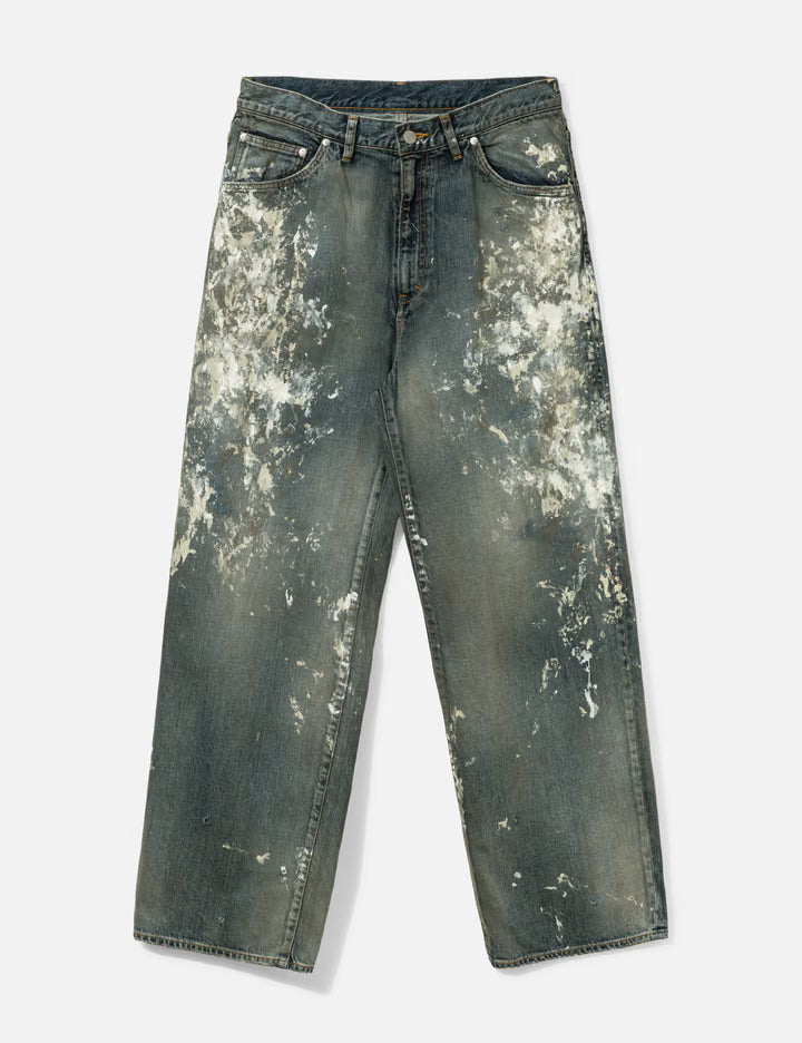#08 Painted Middle Straight 5P Denim Pants