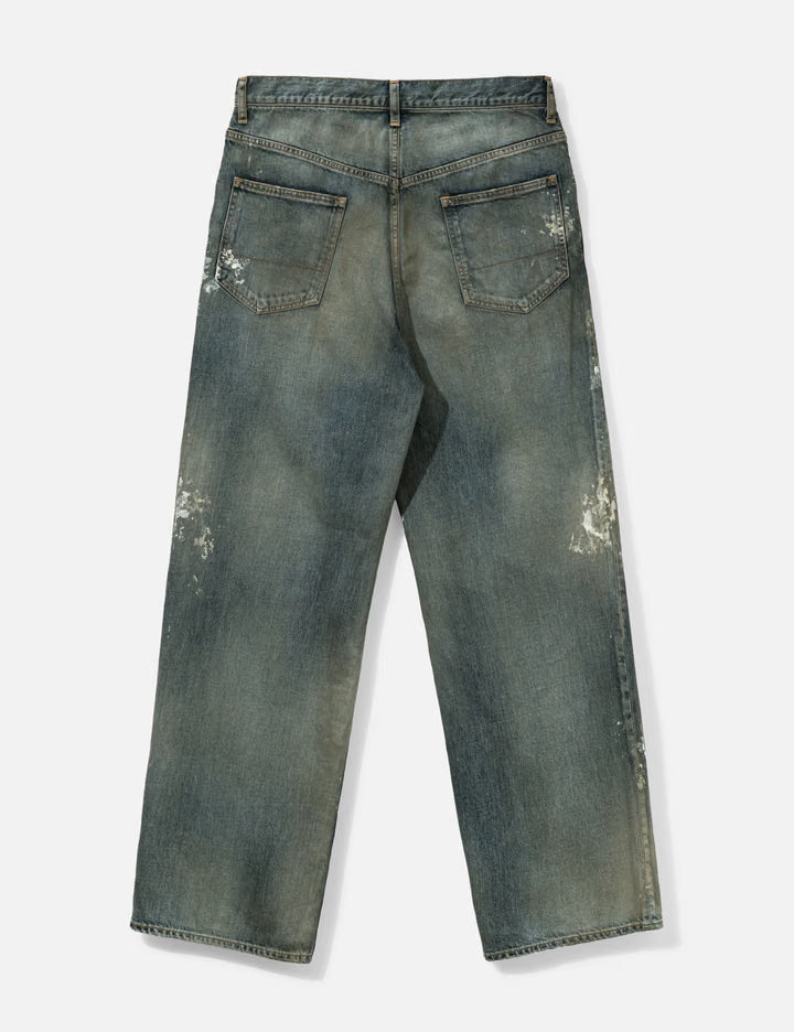 #08 Painted Middle Straight 5P Denim Pants