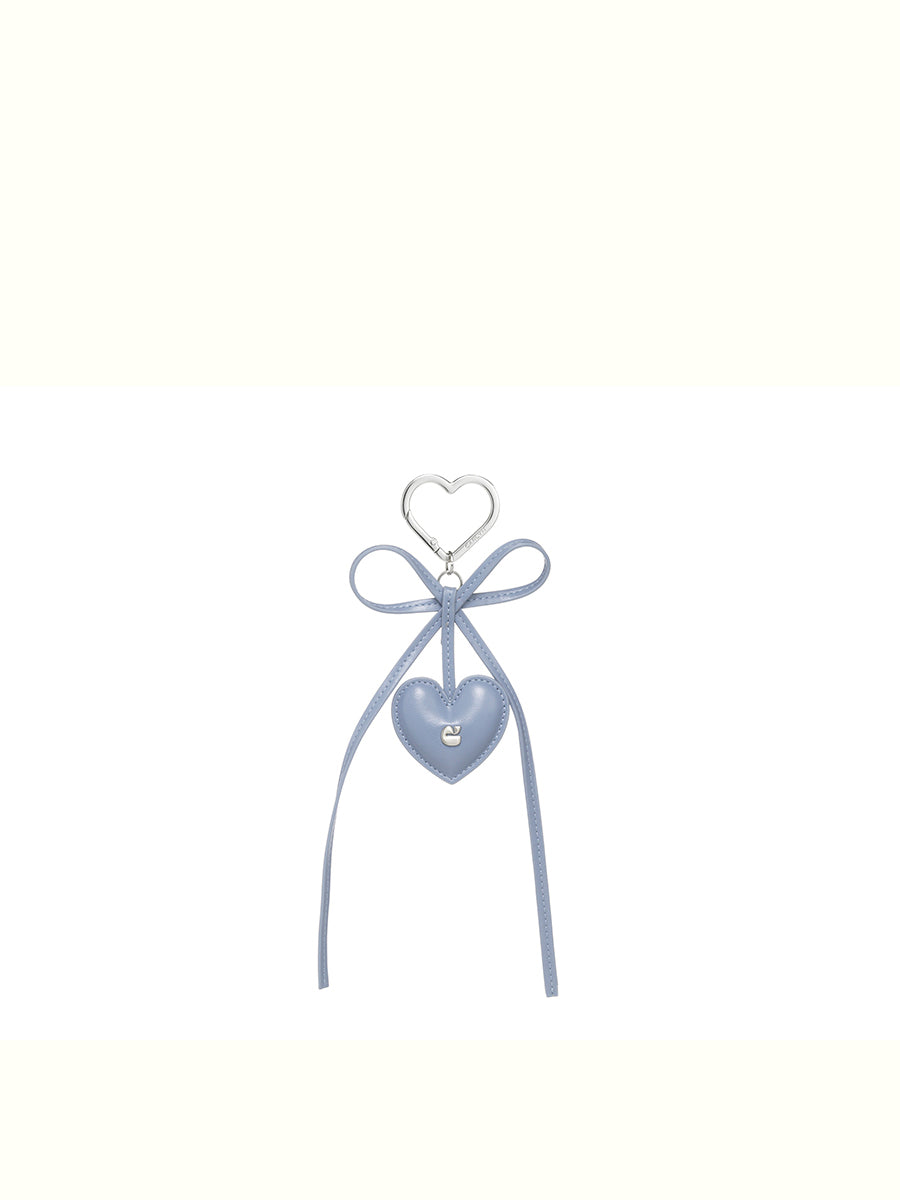 HEART & RIBBON CHARM