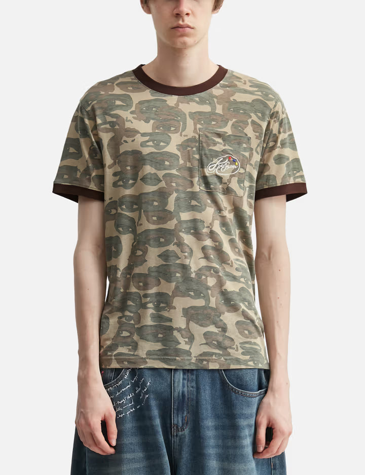 Face Camo Short Sleeve Shirt
