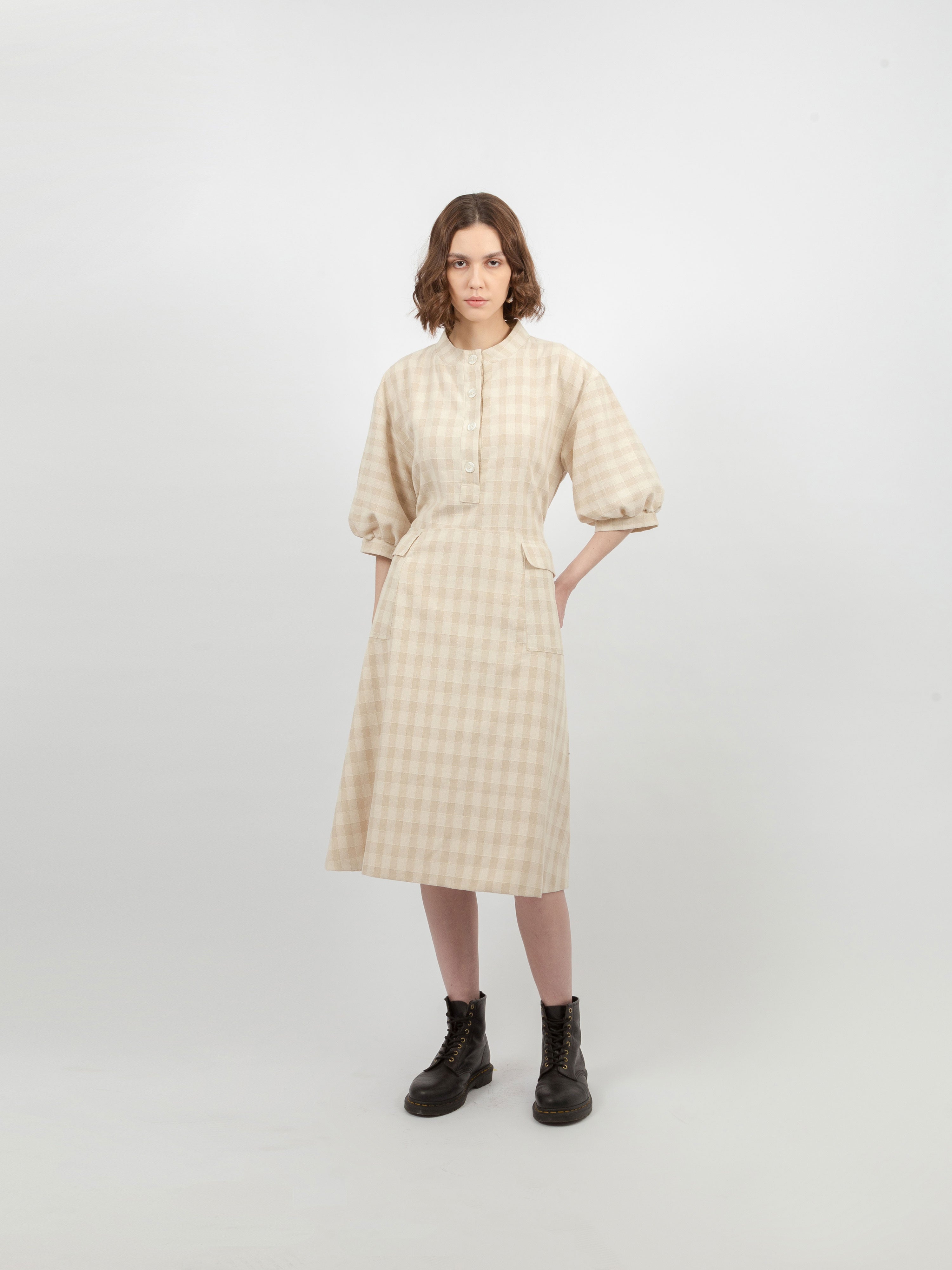 Alma Eco Linen Dress