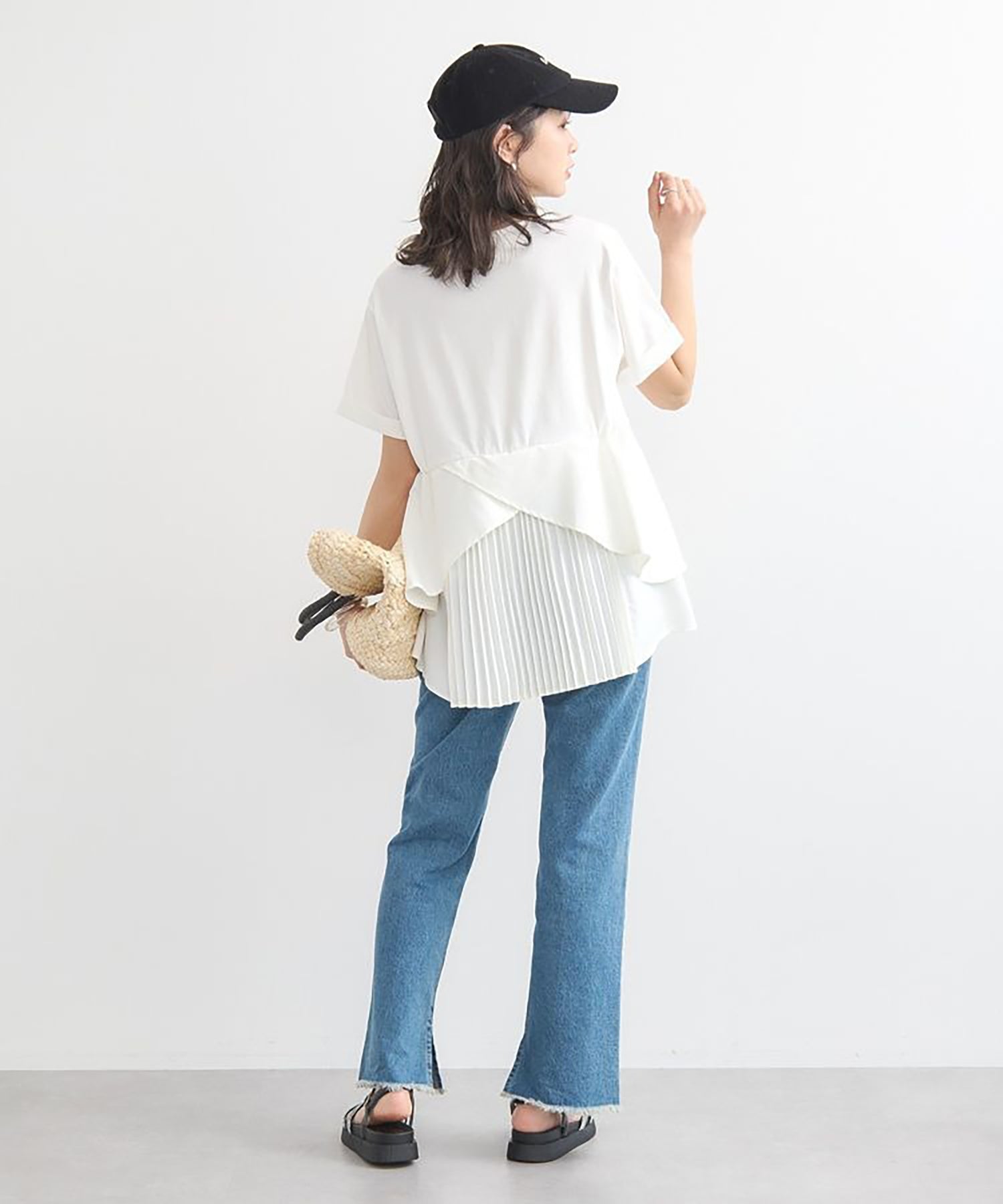 Kozue Back Pleated Blouse
