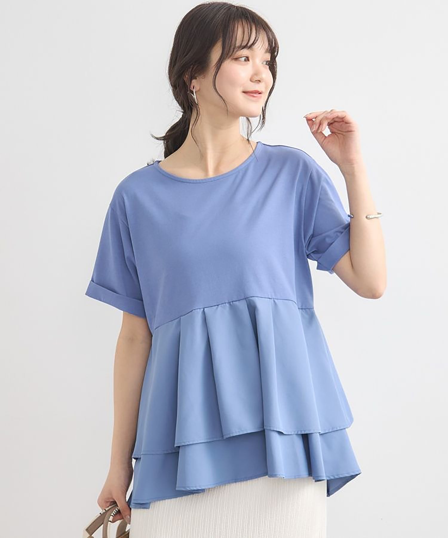 Kozue Back Pleated Blouse