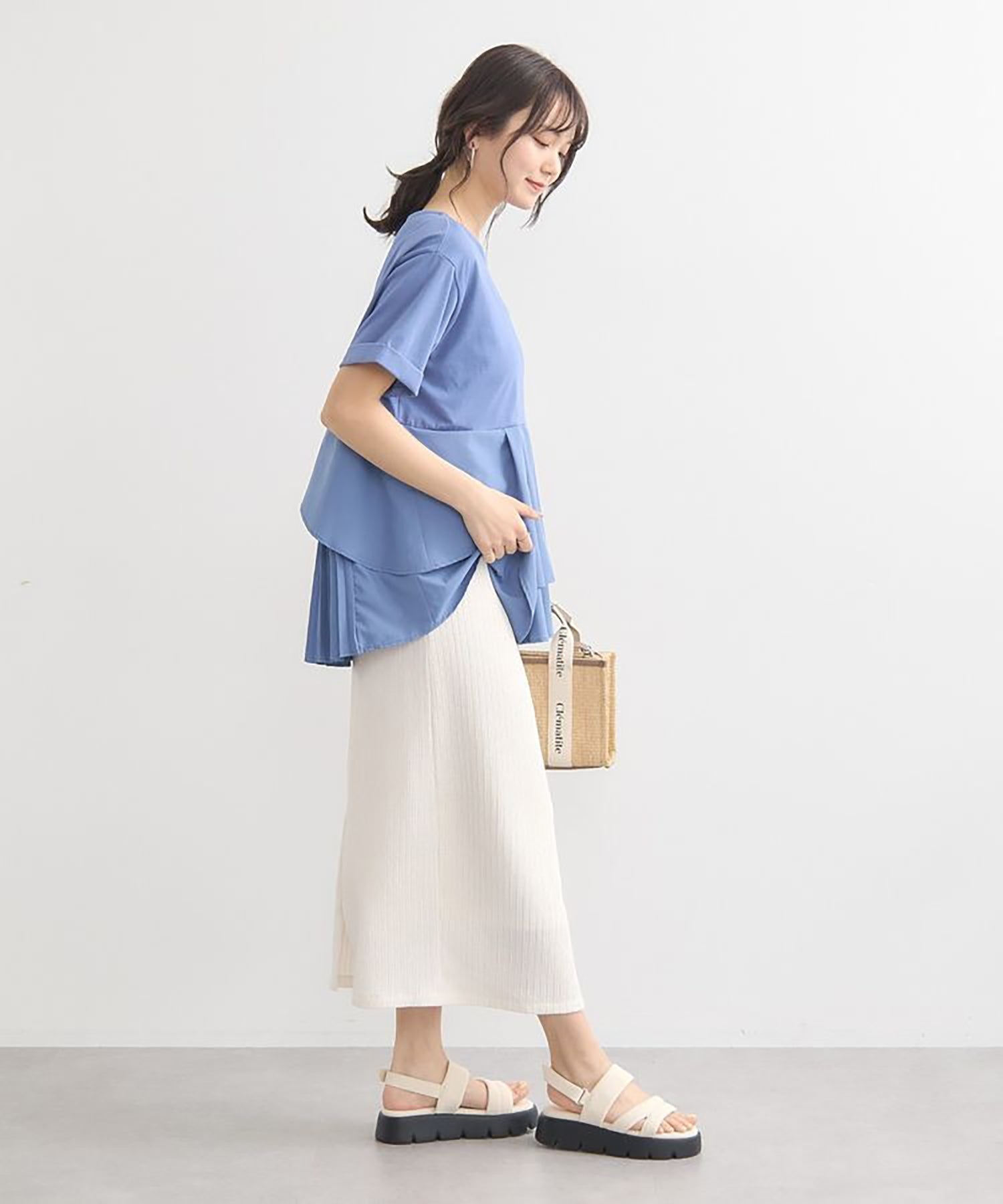 Kozue Back Pleated Blouse