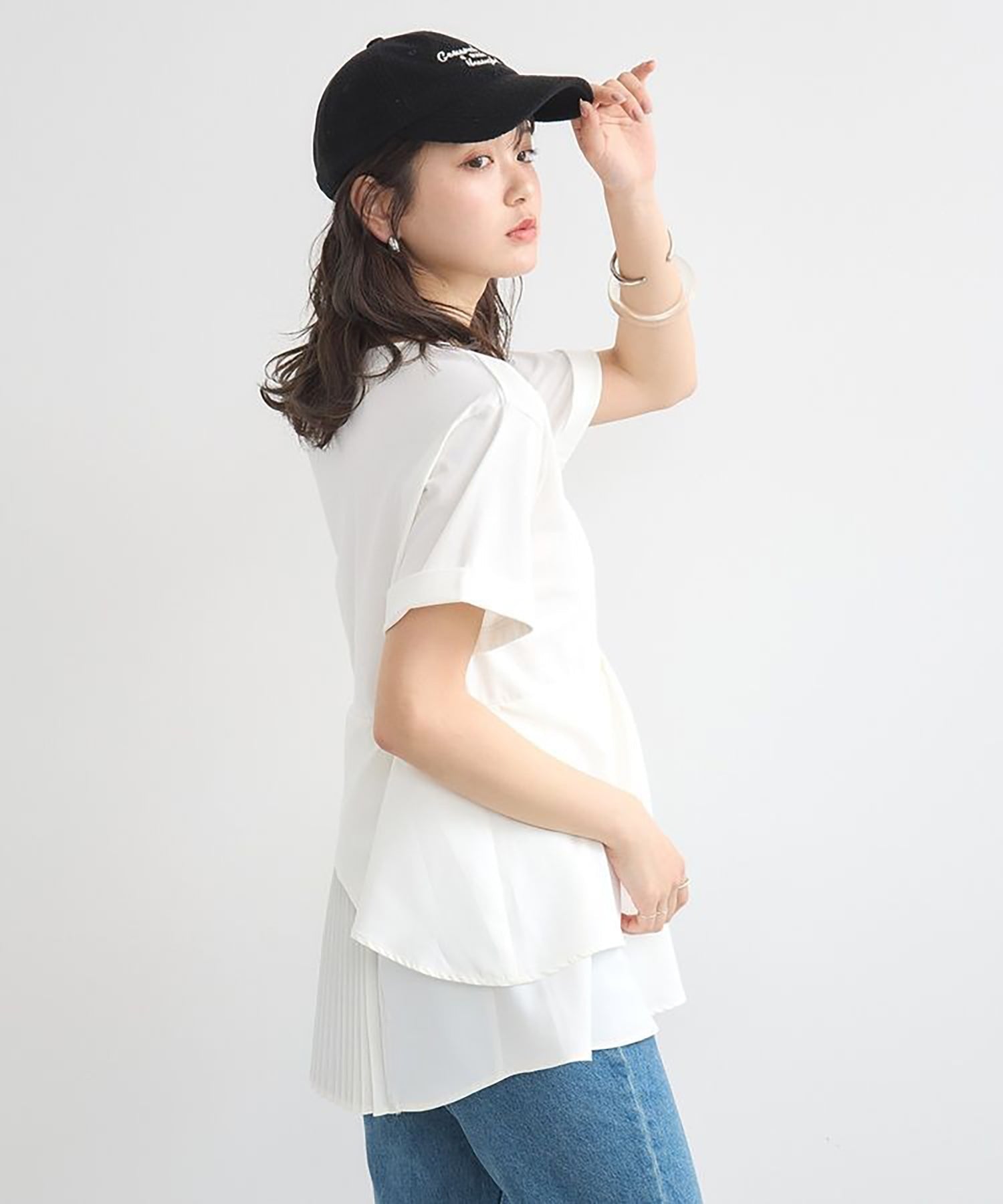 Kozue Back Pleated Blouse