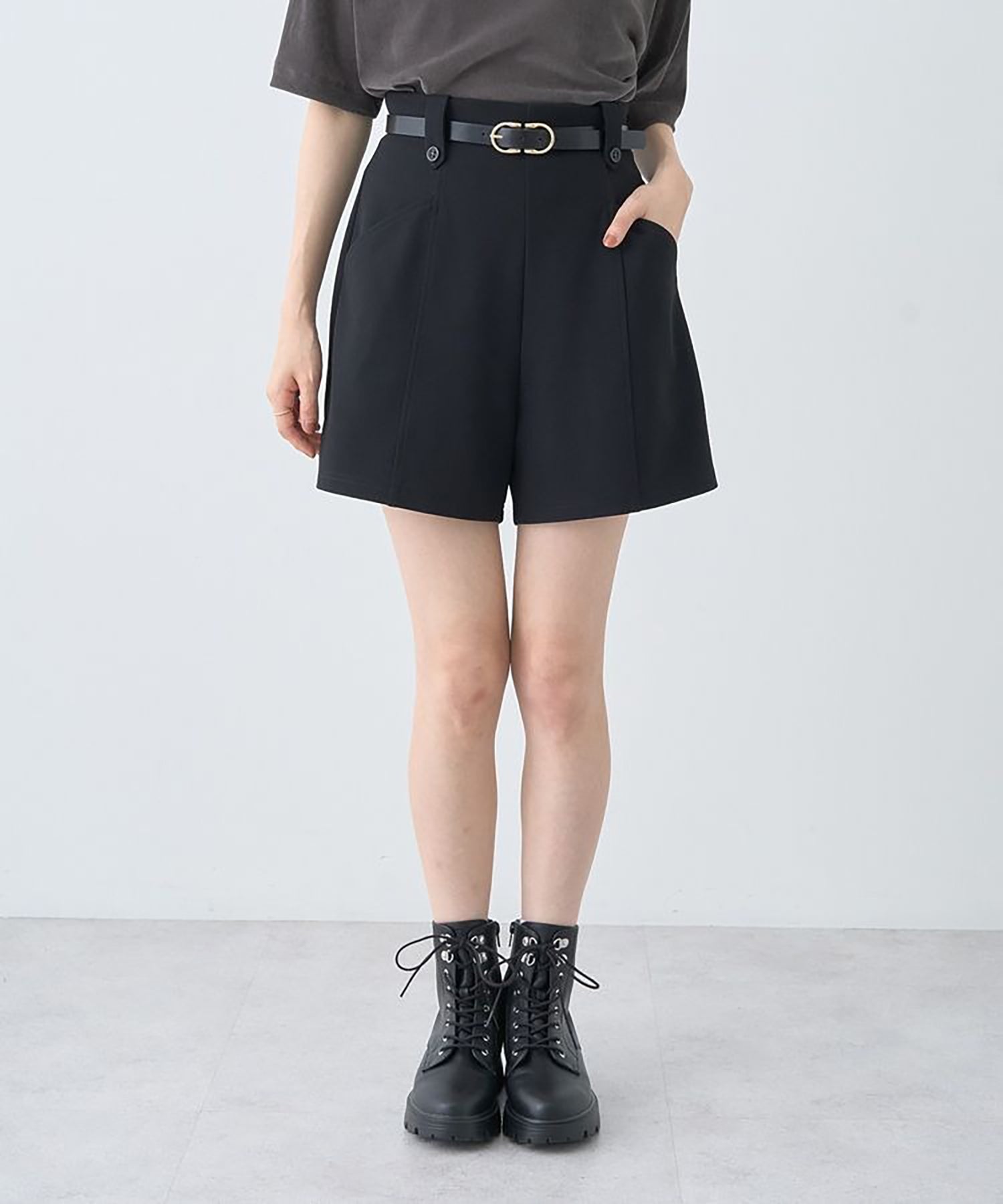 Yukari Belted Shorts