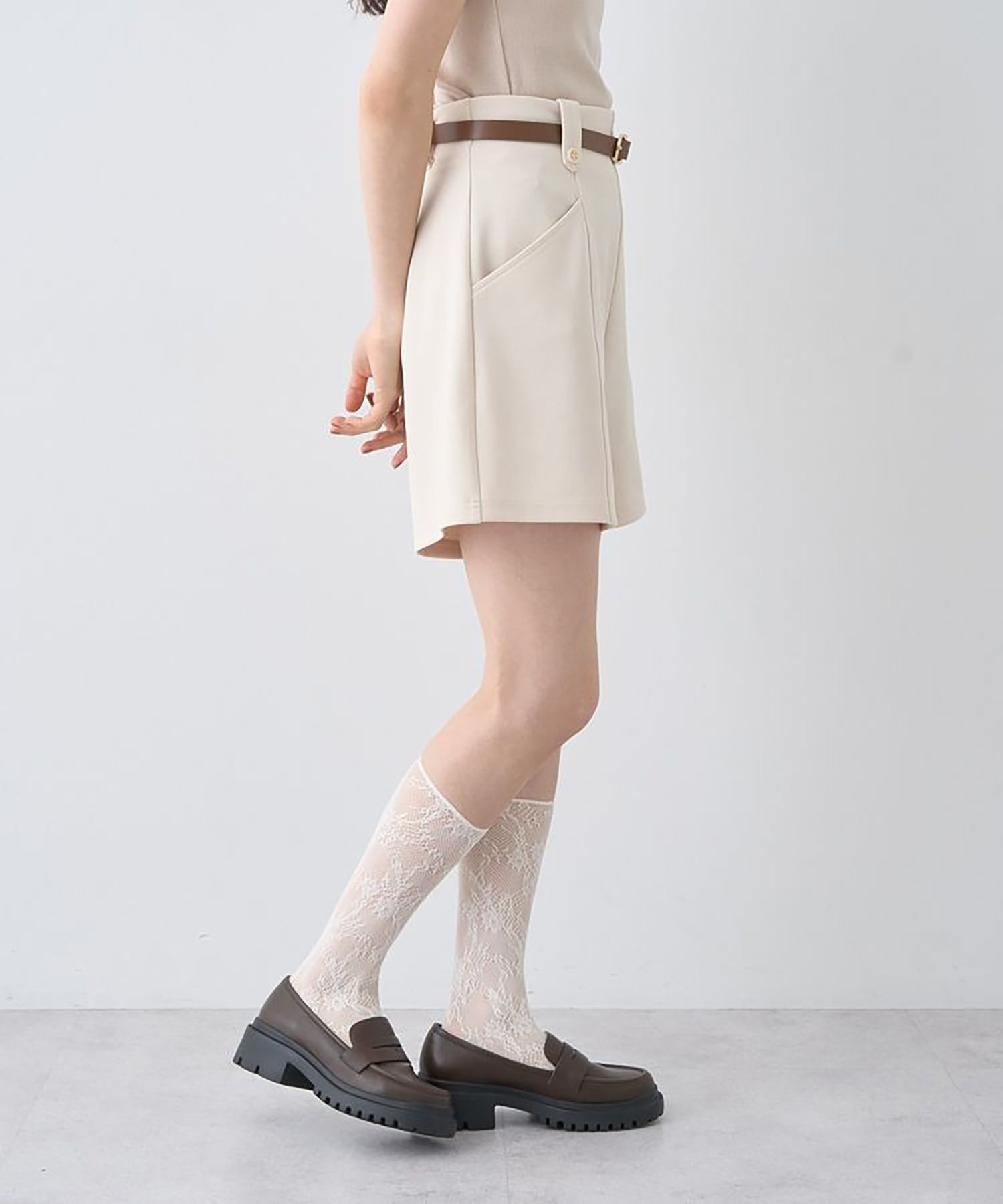 Yukari Belted Shorts