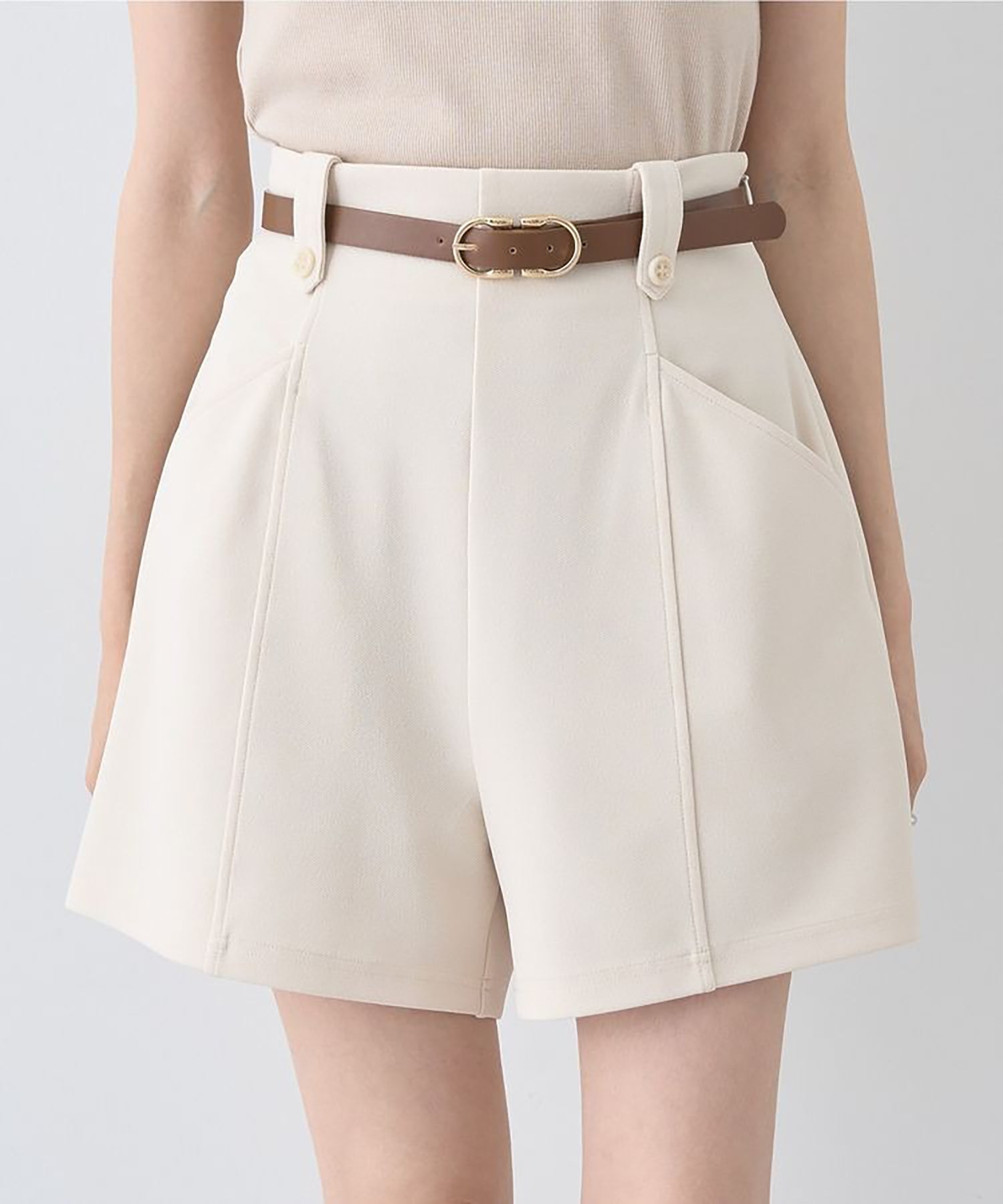 Yukari Belted Shorts
