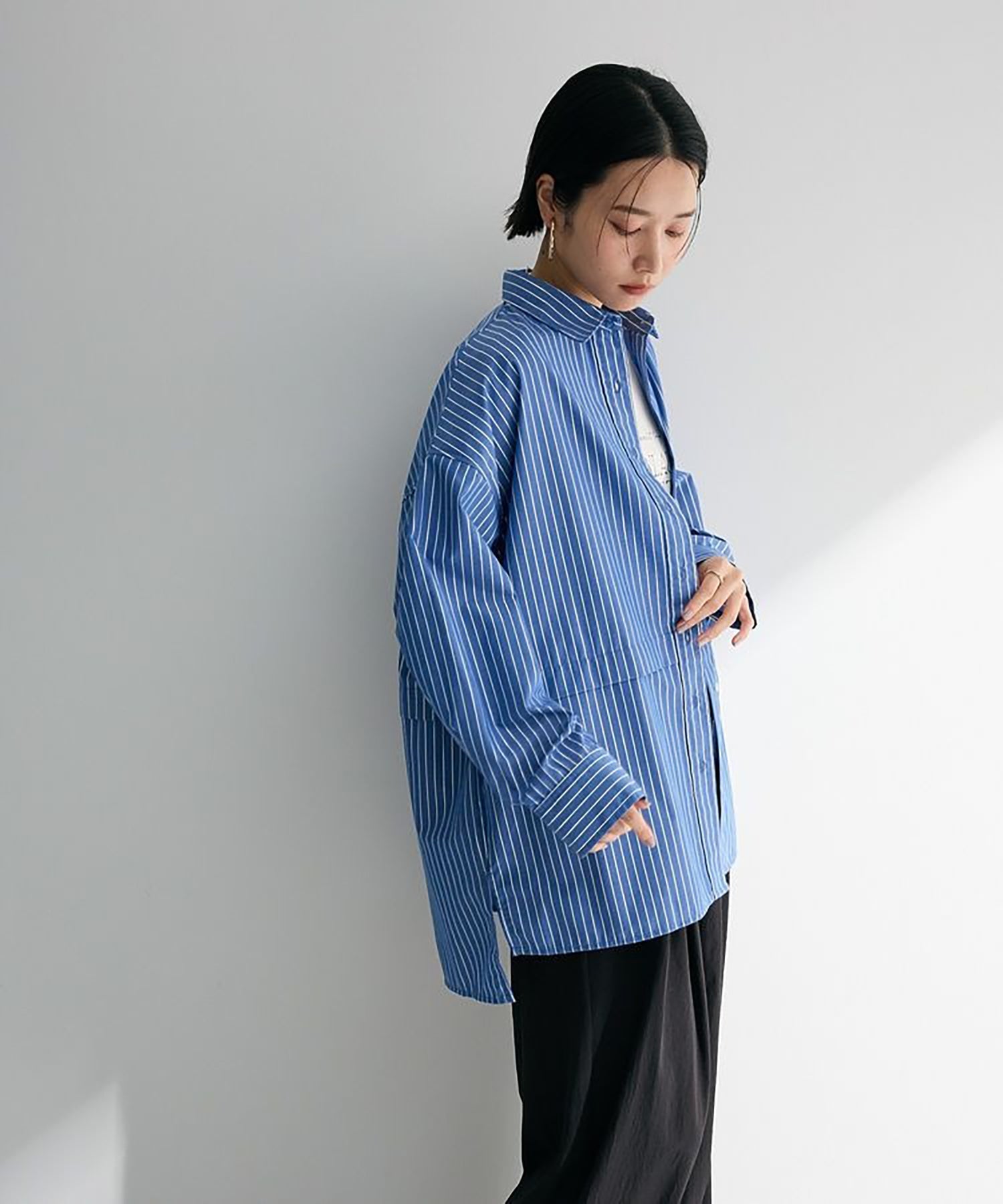 Mio Glitter Stripe Shirt