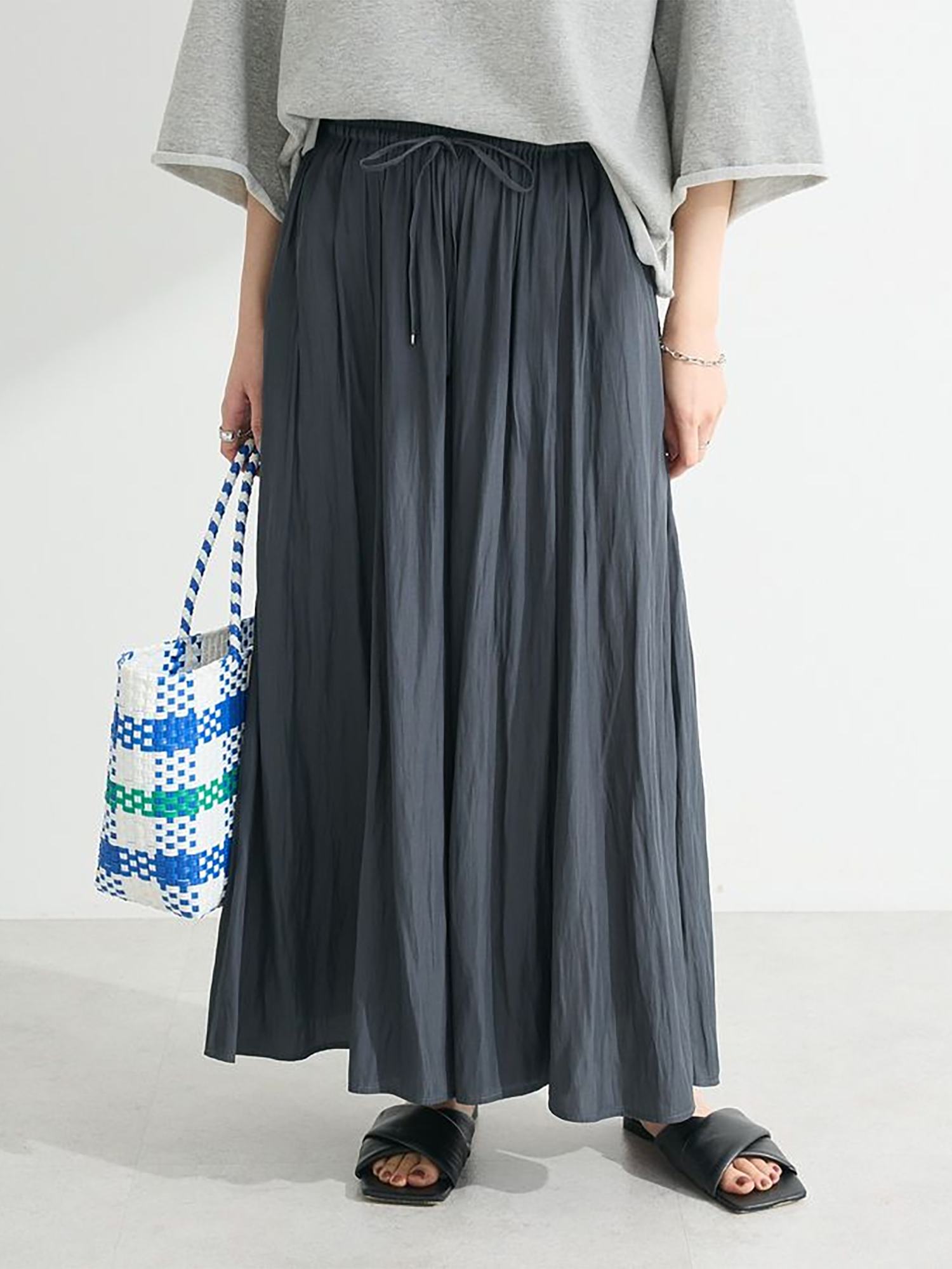 Kamitsu Plain Wide Pants