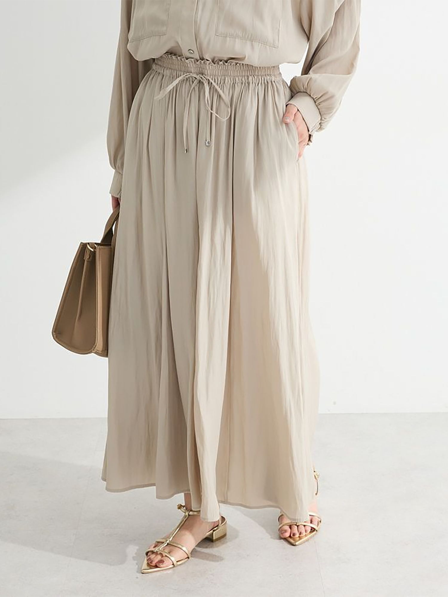 Kamitsu Plain Wide Pants