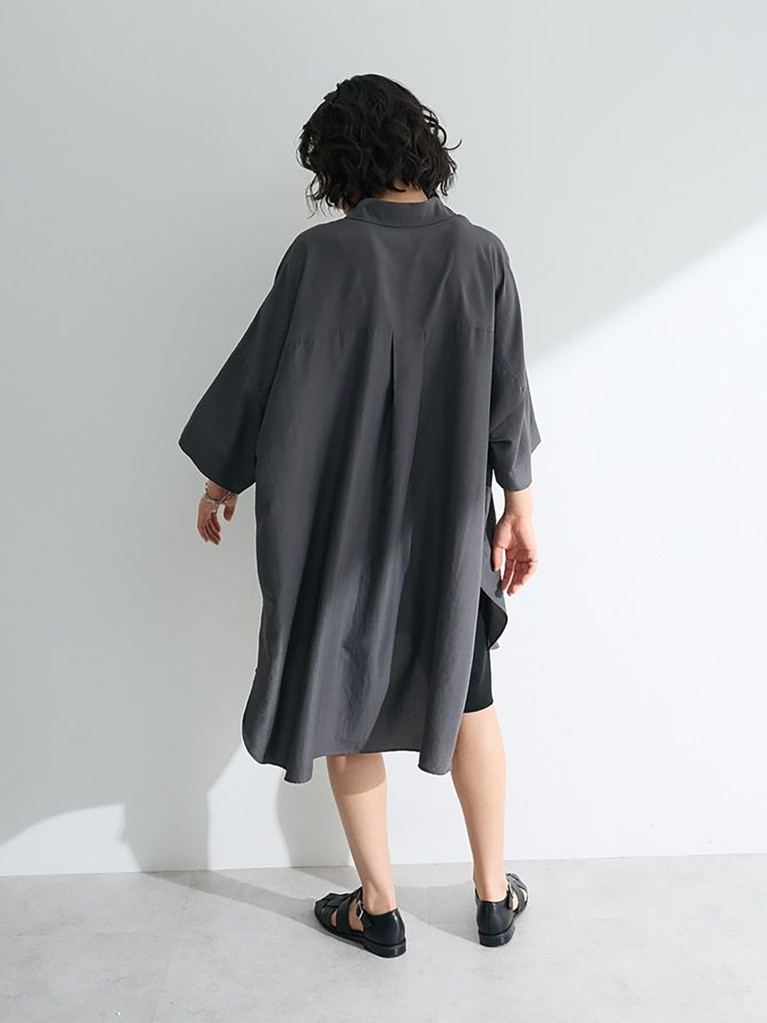 Kasumisou Midi Shirt Dress