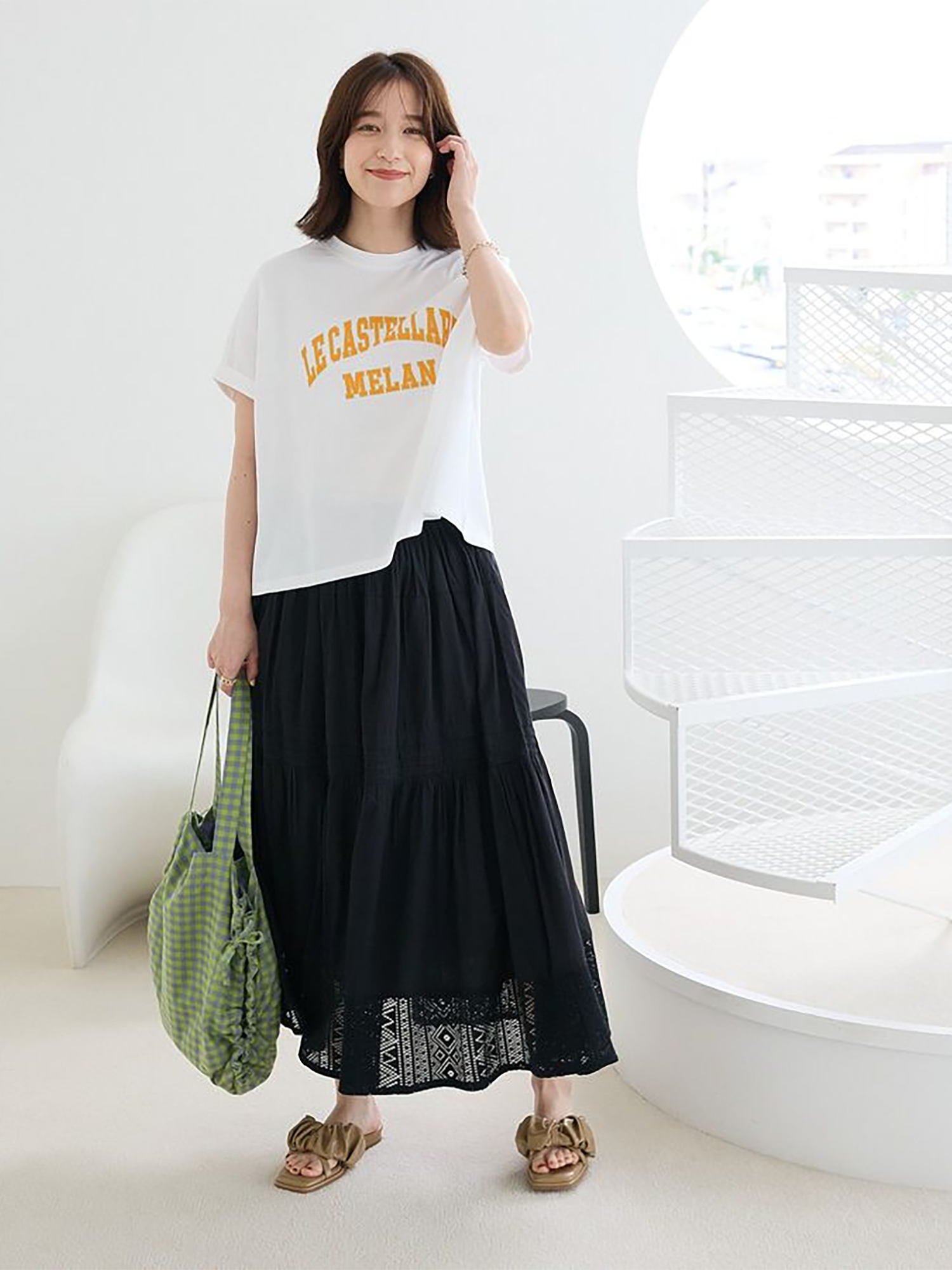 Matsurika Tiered Skirt