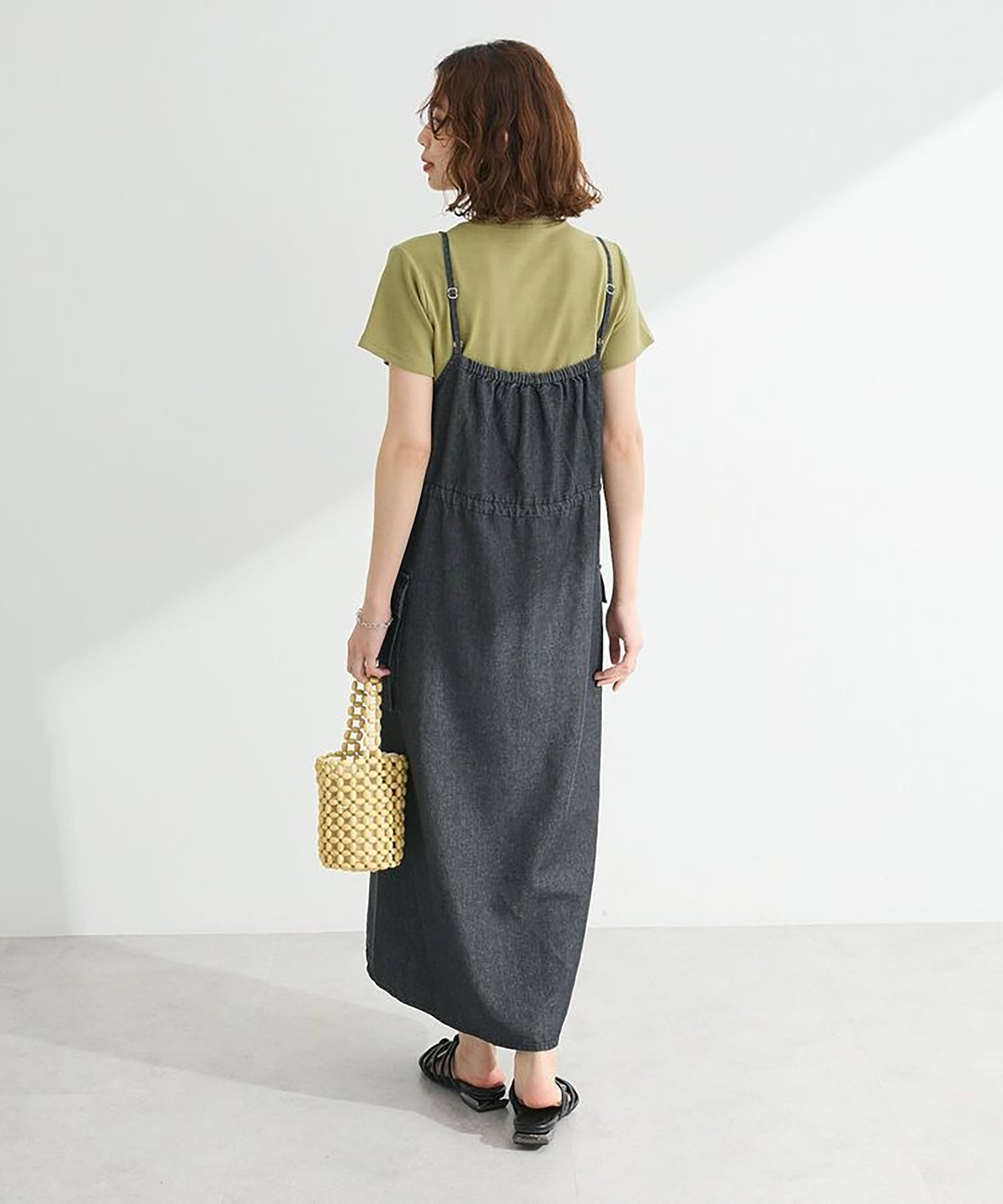 Hanataba Denim Camisole Dress