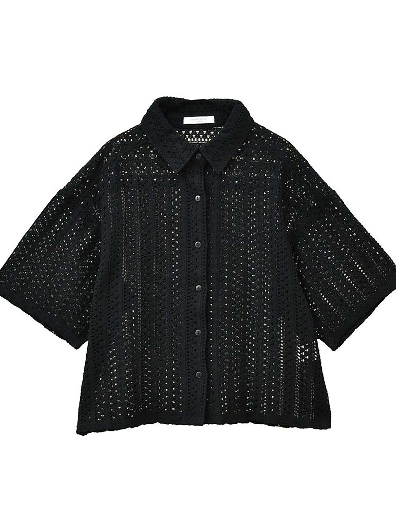 Hasu Collared Lace Shirt