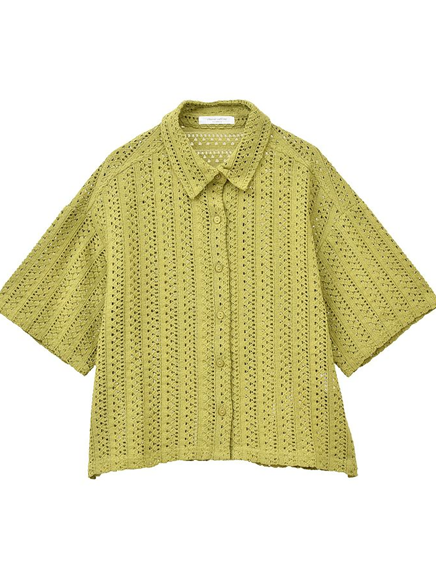 Hasu Collared Lace Shirt