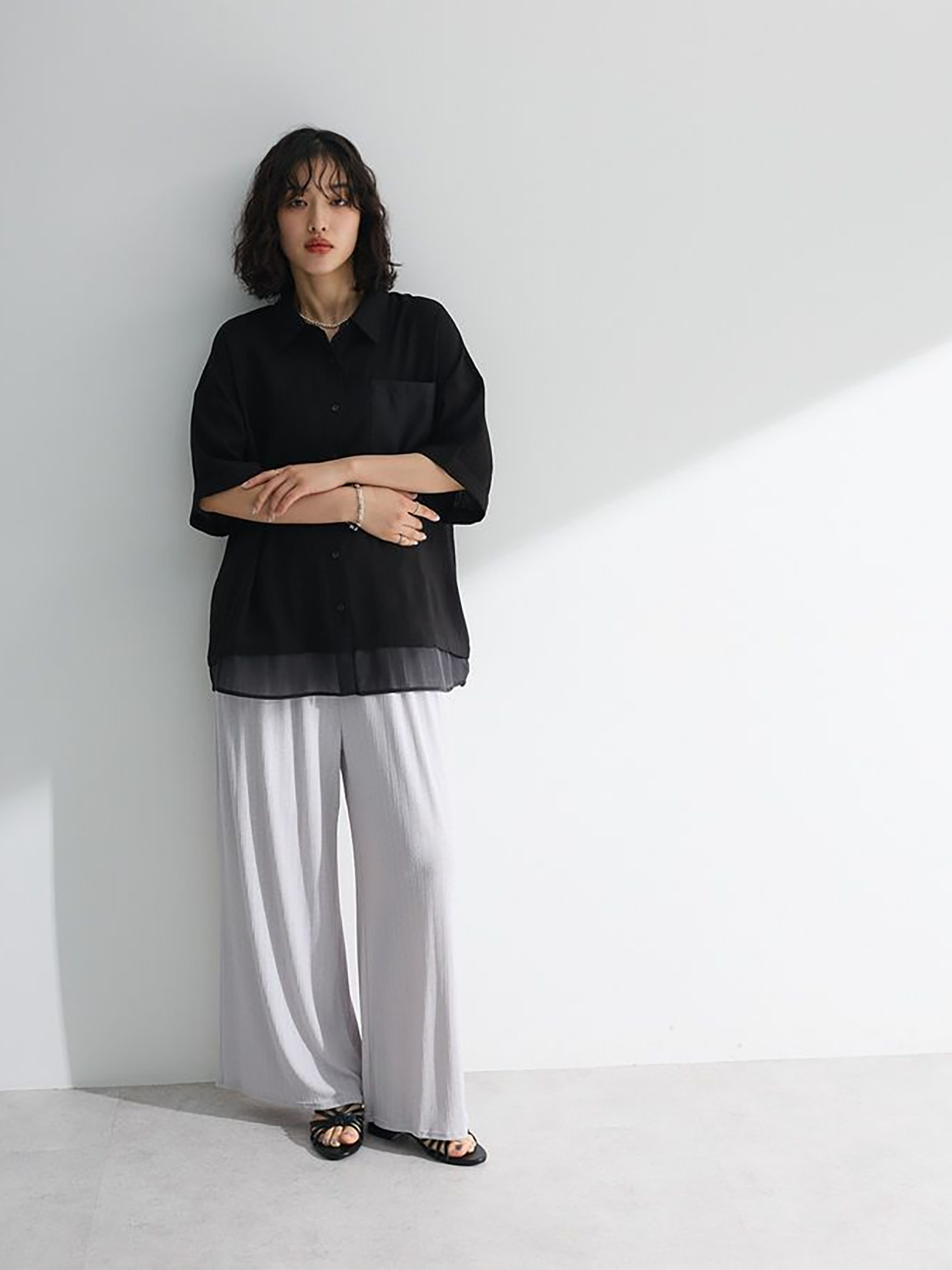 Hanawa Relaxed Wide Pants