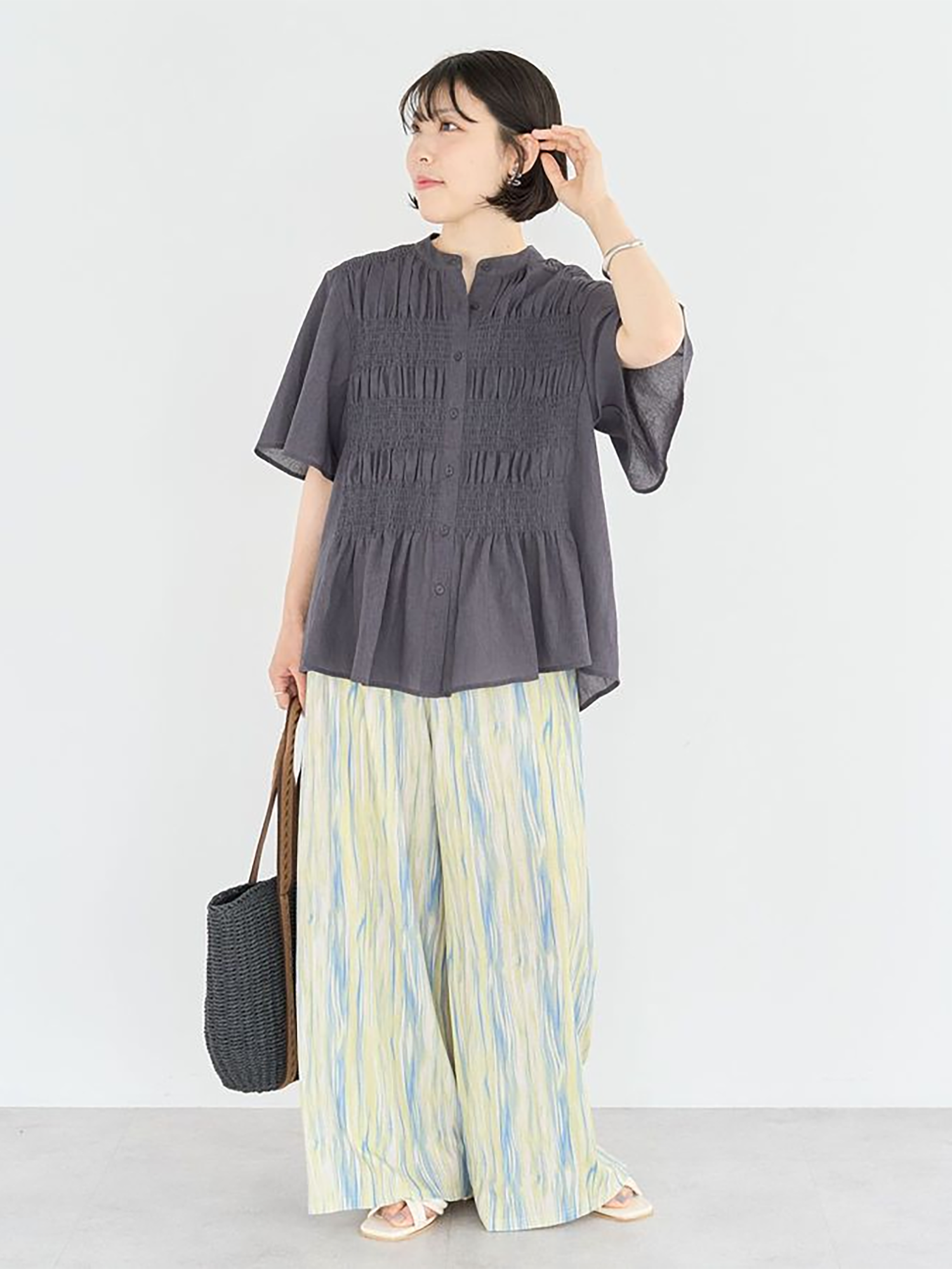 Hanawa Relaxed Wide Pants