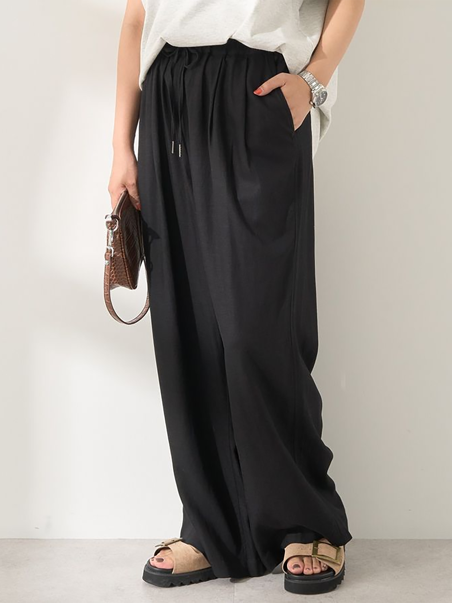 Nire Linen Wide Pants