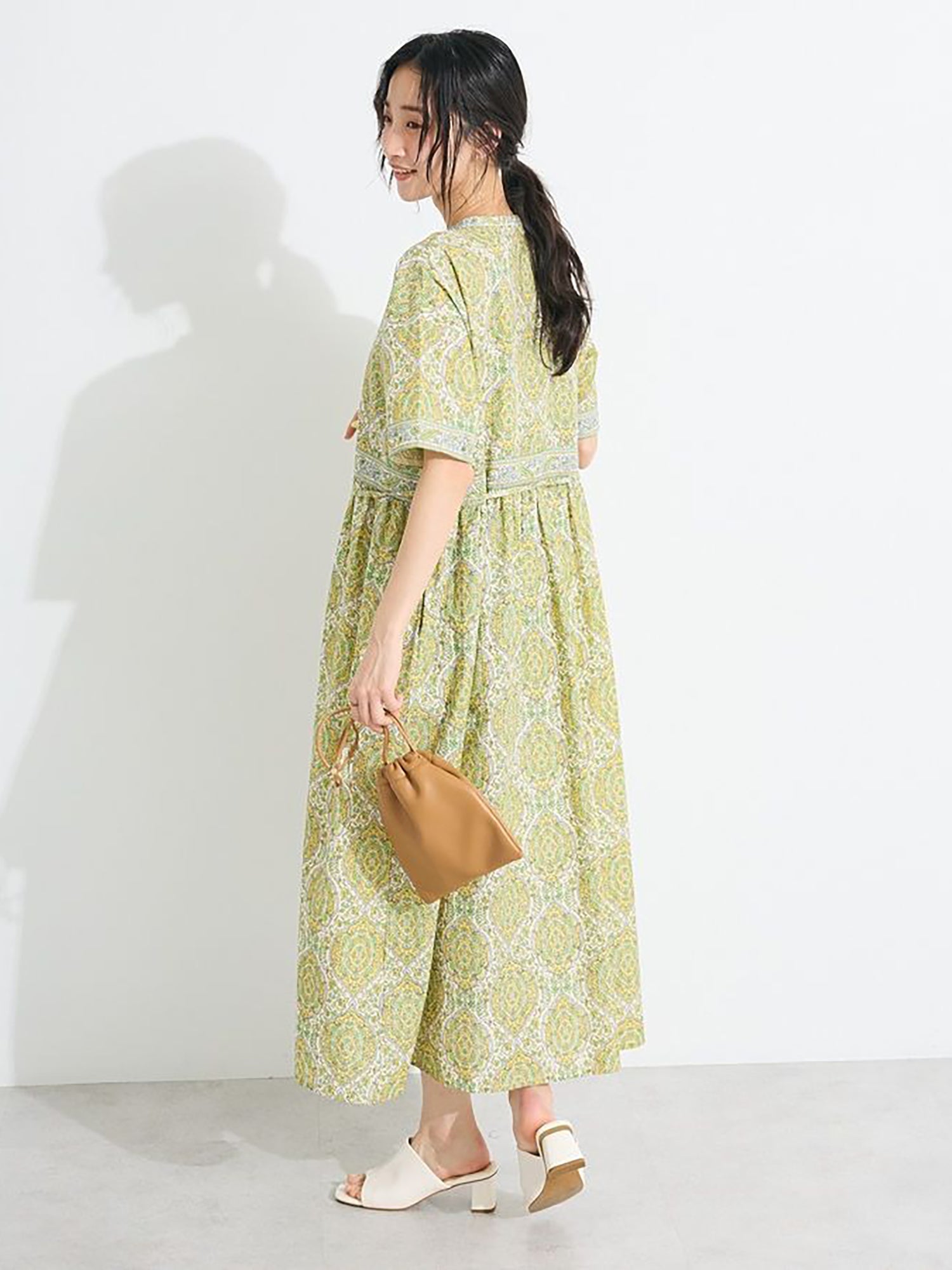 Yae Arabesque Pattern Dress