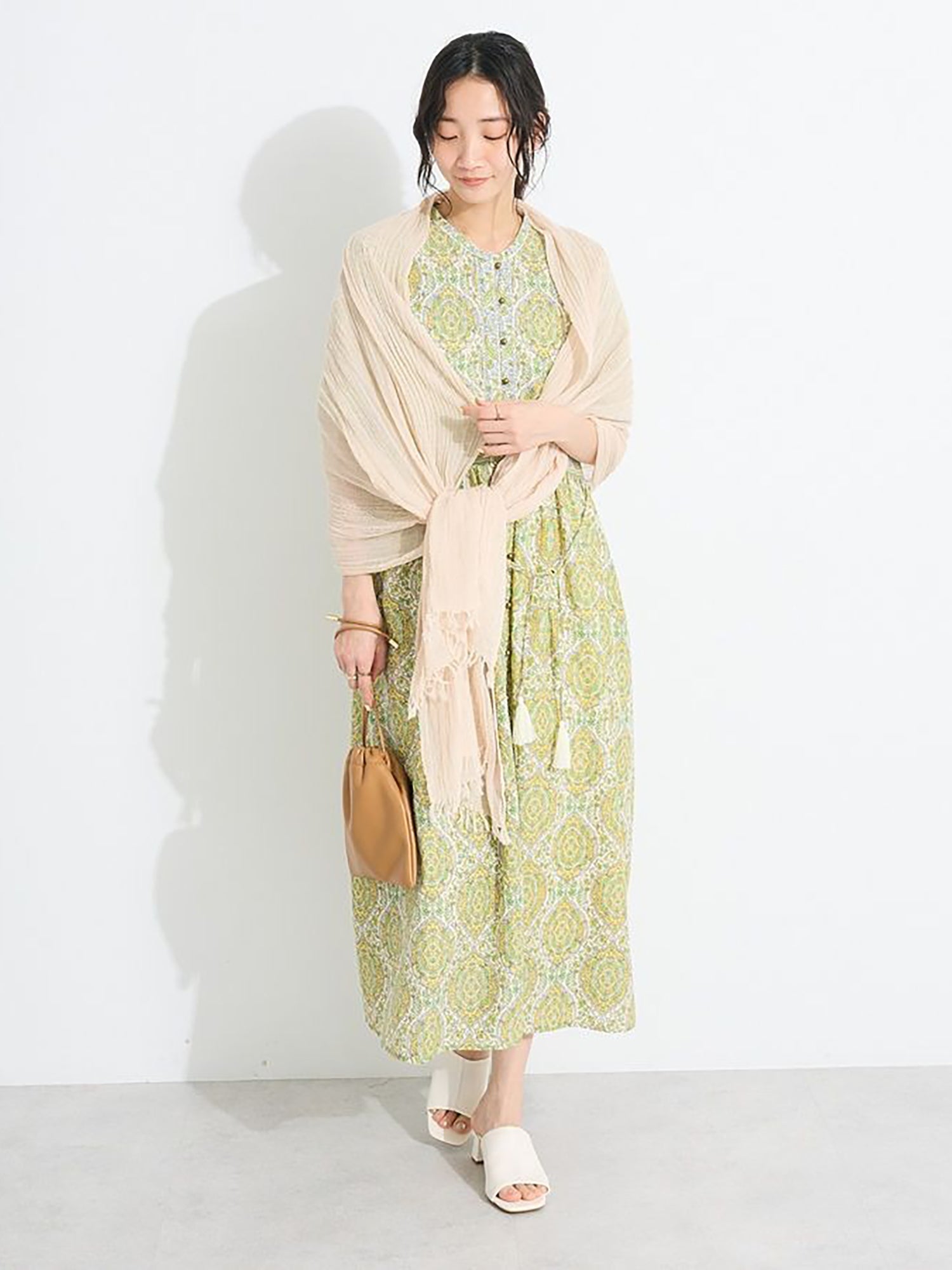 Yae Arabesque Pattern Dress