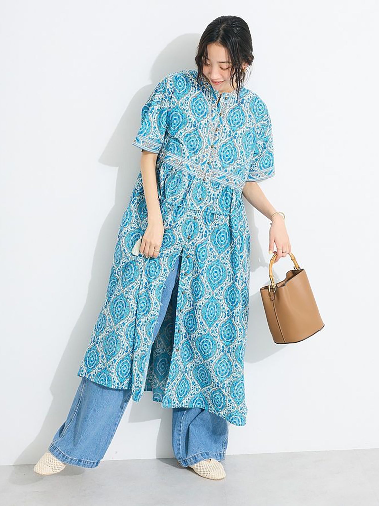 Yae Arabesque Pattern Dress