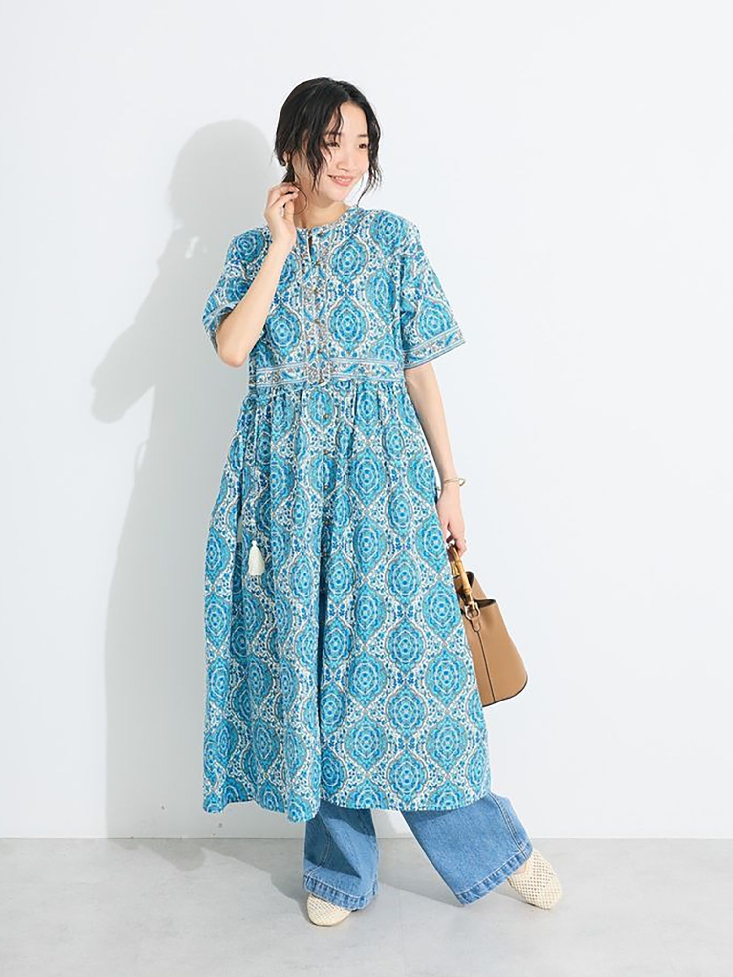 Yae Arabesque Pattern Dress