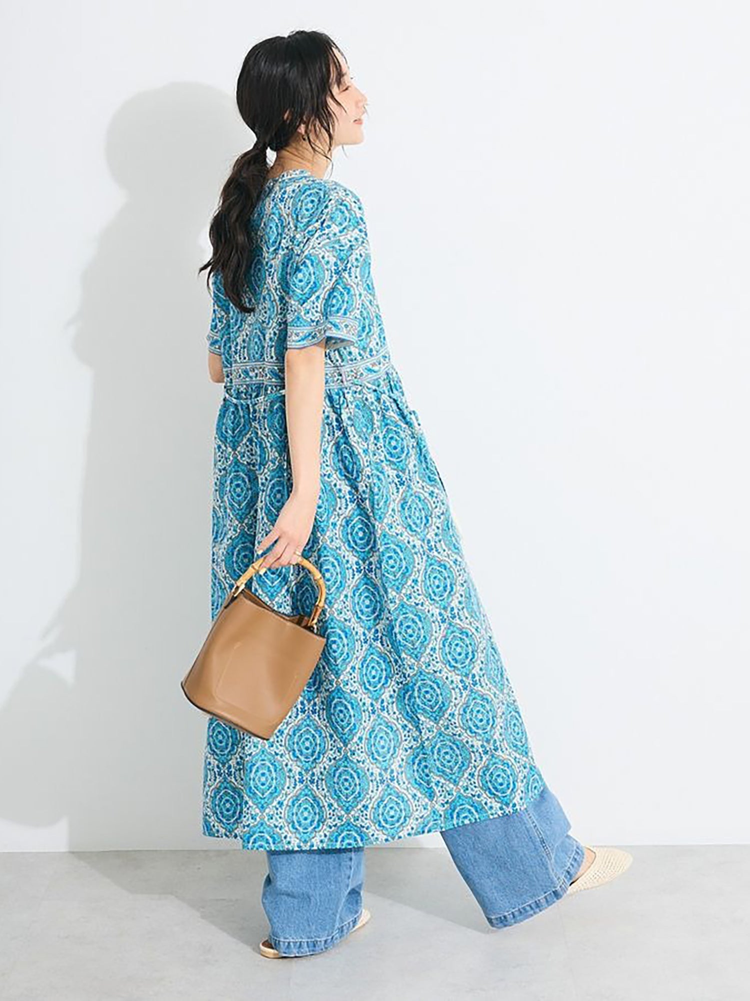 Yae Arabesque Pattern Dress